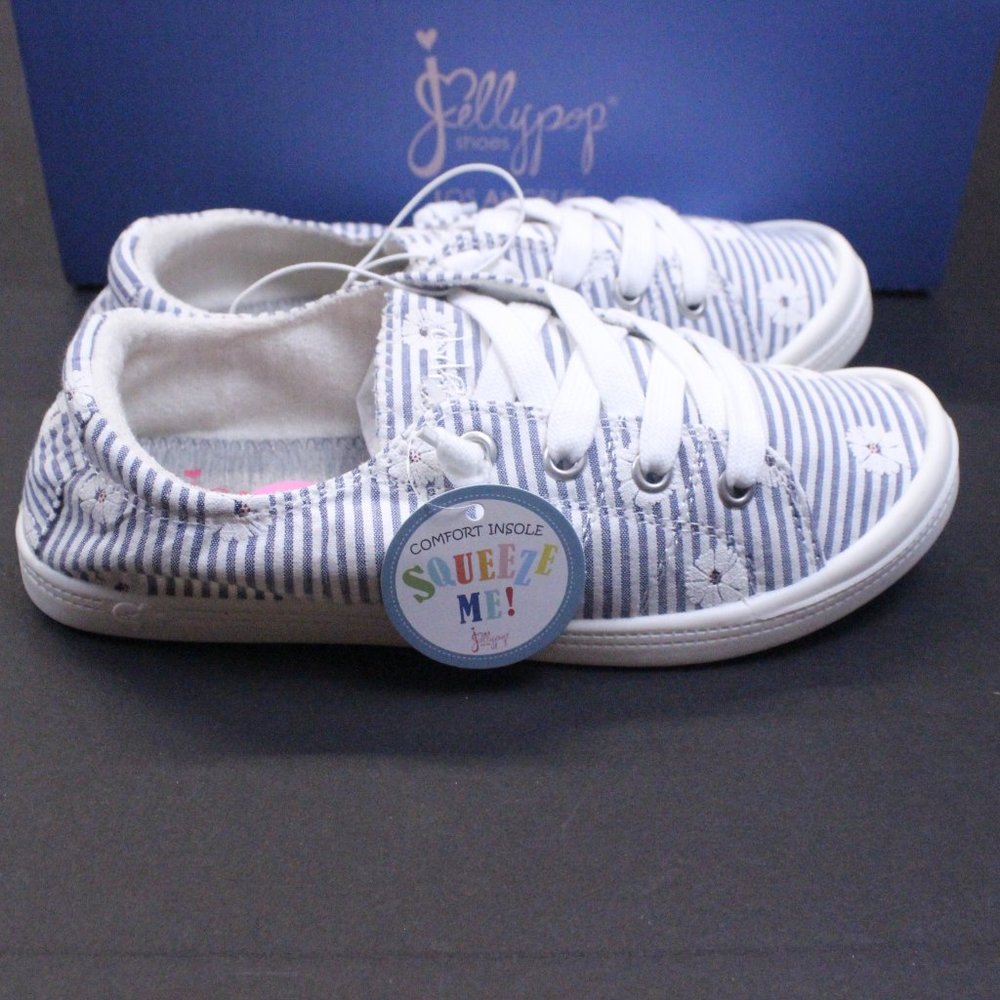 Jellypop Dallas Women's Sneakers - Blue Multi Floral - Size 5.5M - Picture 3 of 6